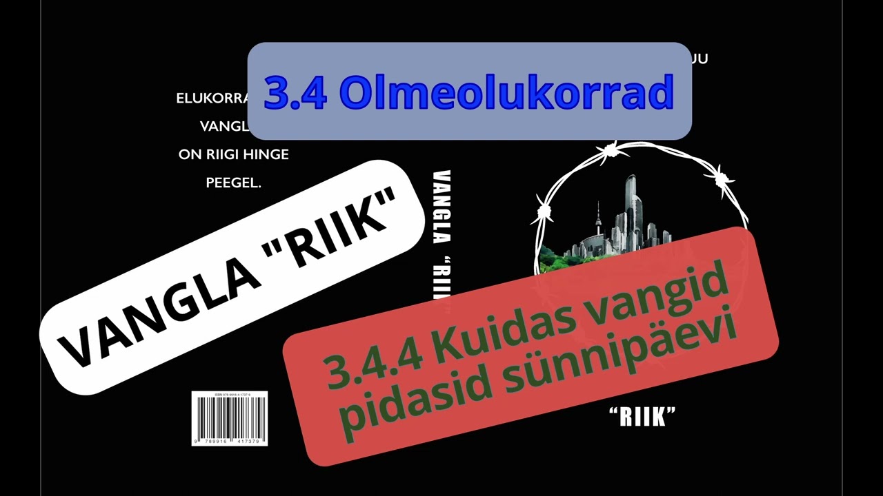 3.4.4 Kuidas vangid pidasid sünnipäevi - Audioraamat