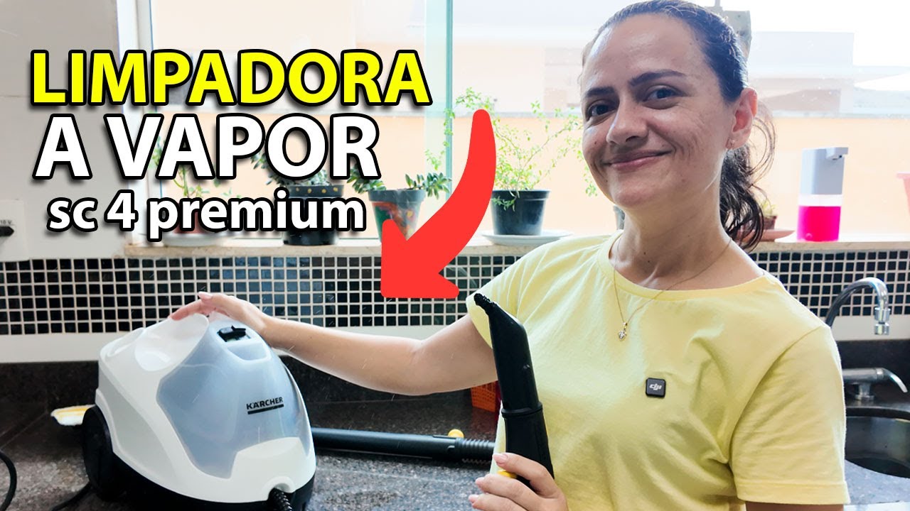 Testei a HIGIENIZADORA A VAPOR Kärcher PREMIUM SC4! Vale a pena?