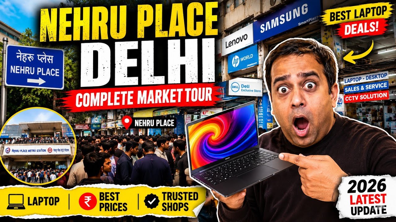 Nehru Place Exposed !😲 Nehru Place Market Tour 🔥 | Laptop Repair/Game PC/Accessories & Scam Alert !!