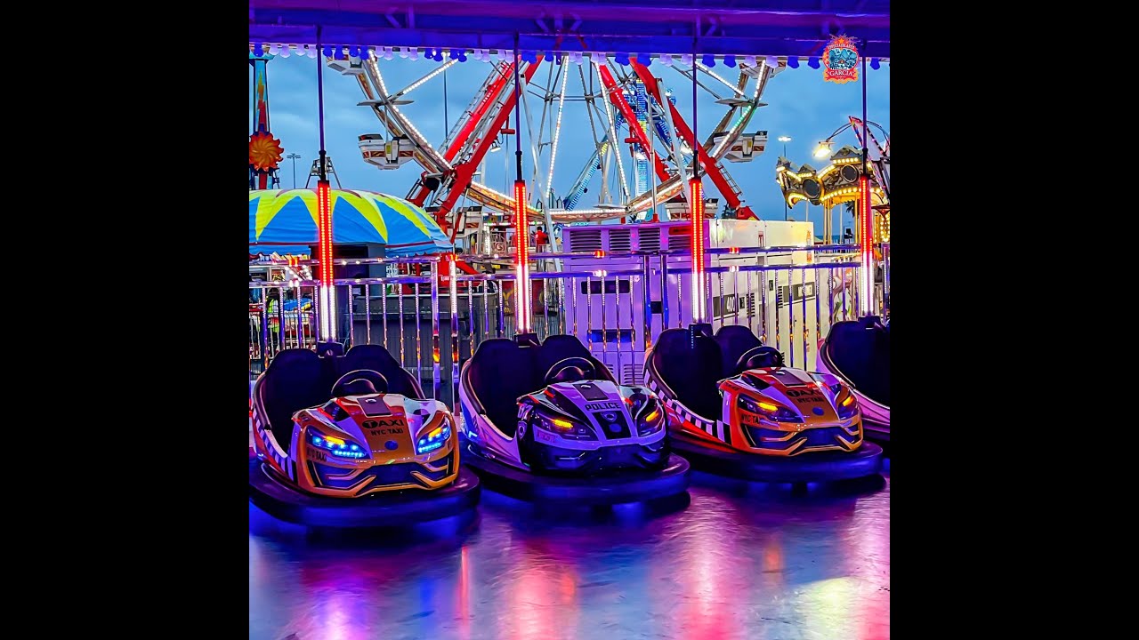 Nice bumper cars on trailer from shangang rides