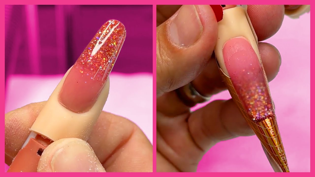 YN NAIL SCHOOL: УЧИМСЯ СДЕЛАТЬ АКРИЛОВОЕ ОКРАШИВАНИЕ НОГТЕЙ В СТИЛЕ ОМБРЕ | УРОКИ НОГТЕЙ