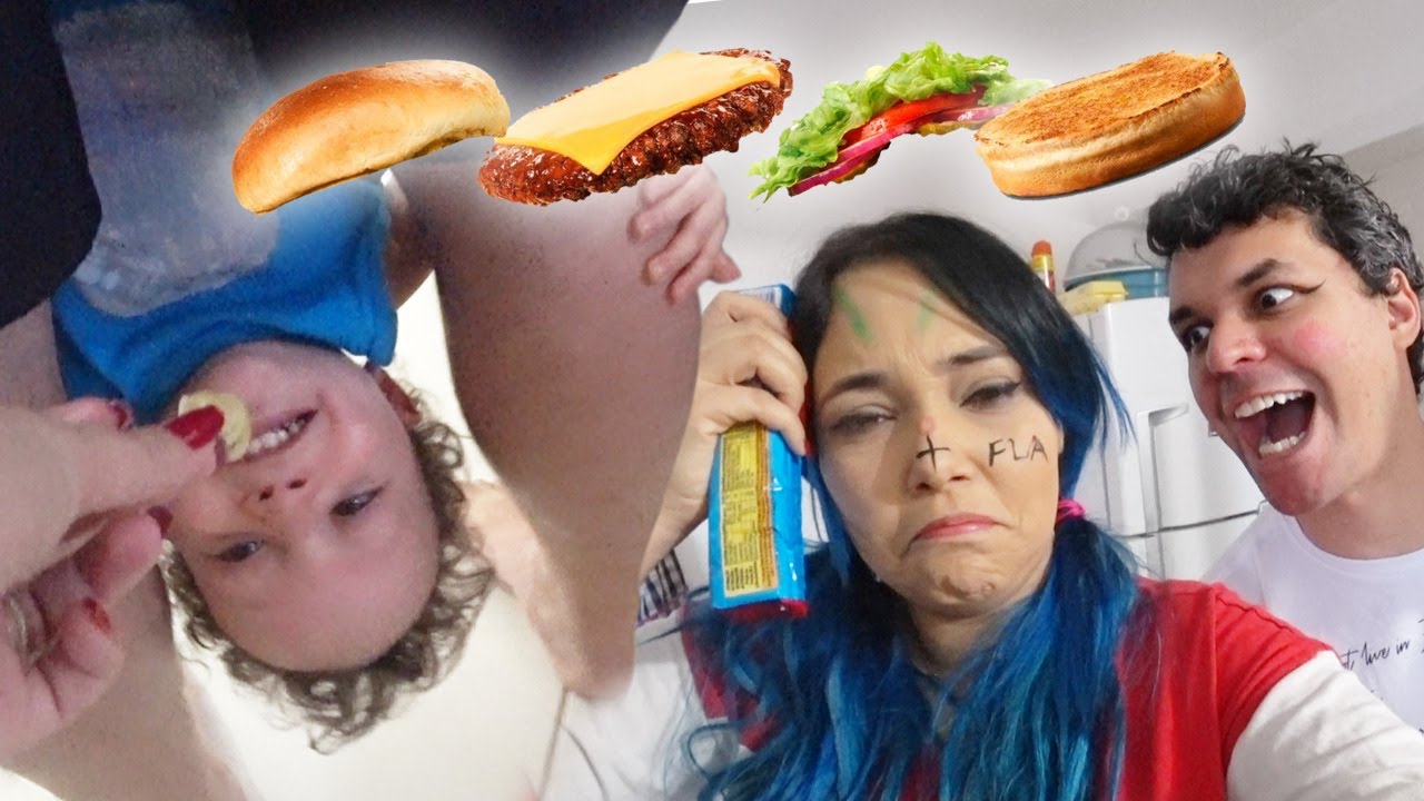 24 HORAS COMENDO COMIDA DE MANEIRA ERRADA!