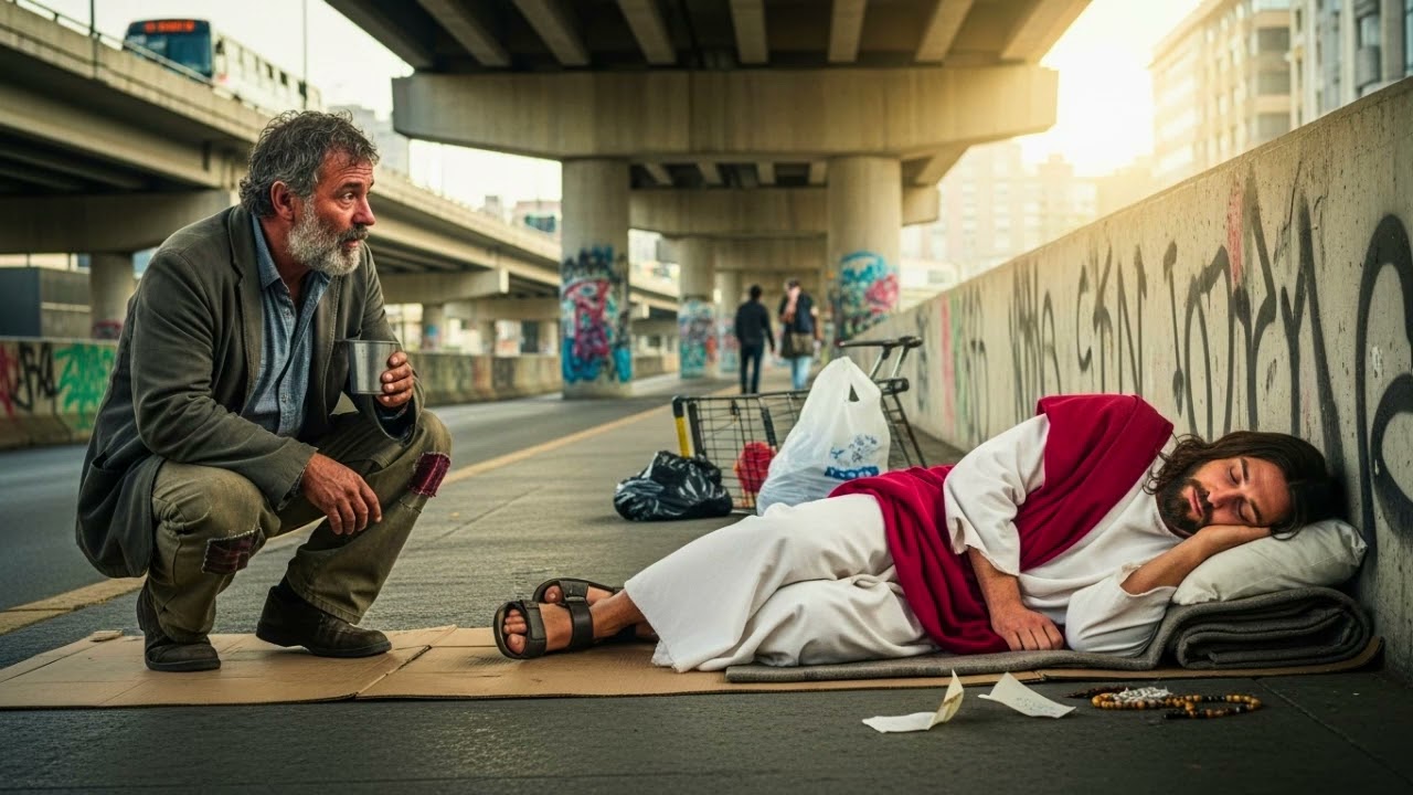 UN HOMBRE SIN HOGAR VIO A JESÚS DURMIENDO BAJO UN PUENTE… Y LO QUE HIZO CAMBIÓ SU VIDA PARA SIEMPRE