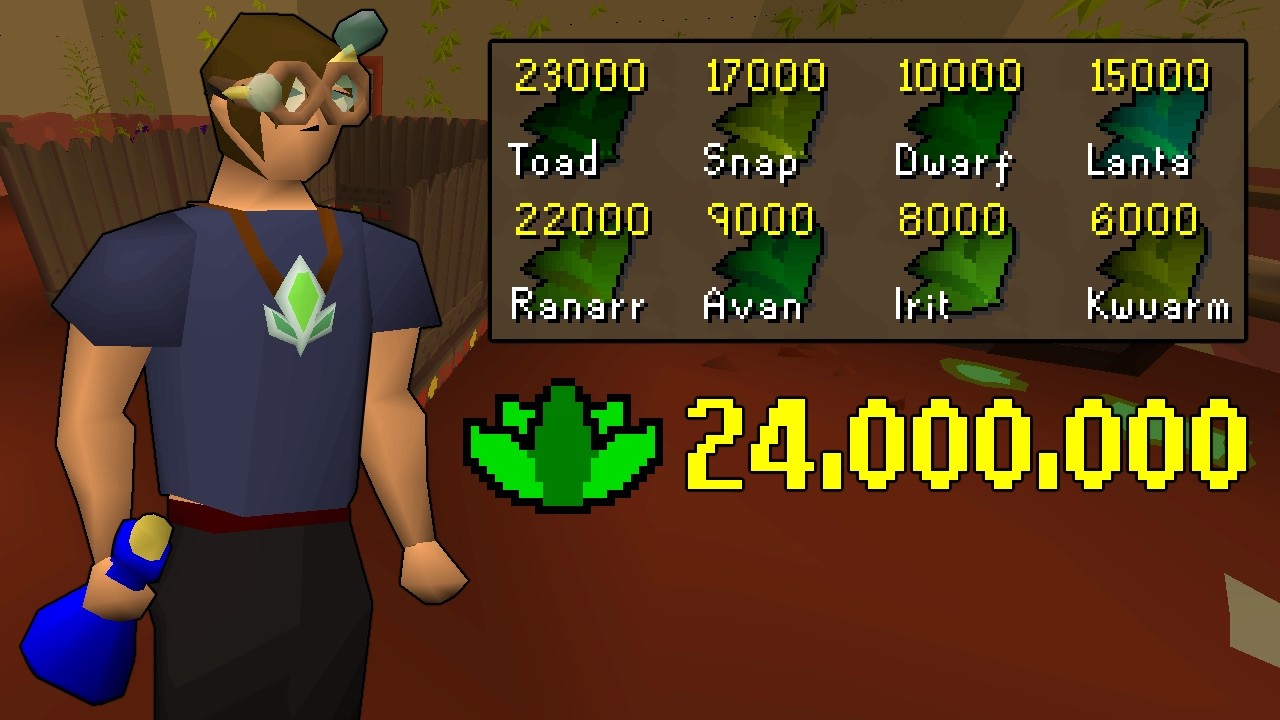 Rank 1 Herblore achieved (GIM #258)