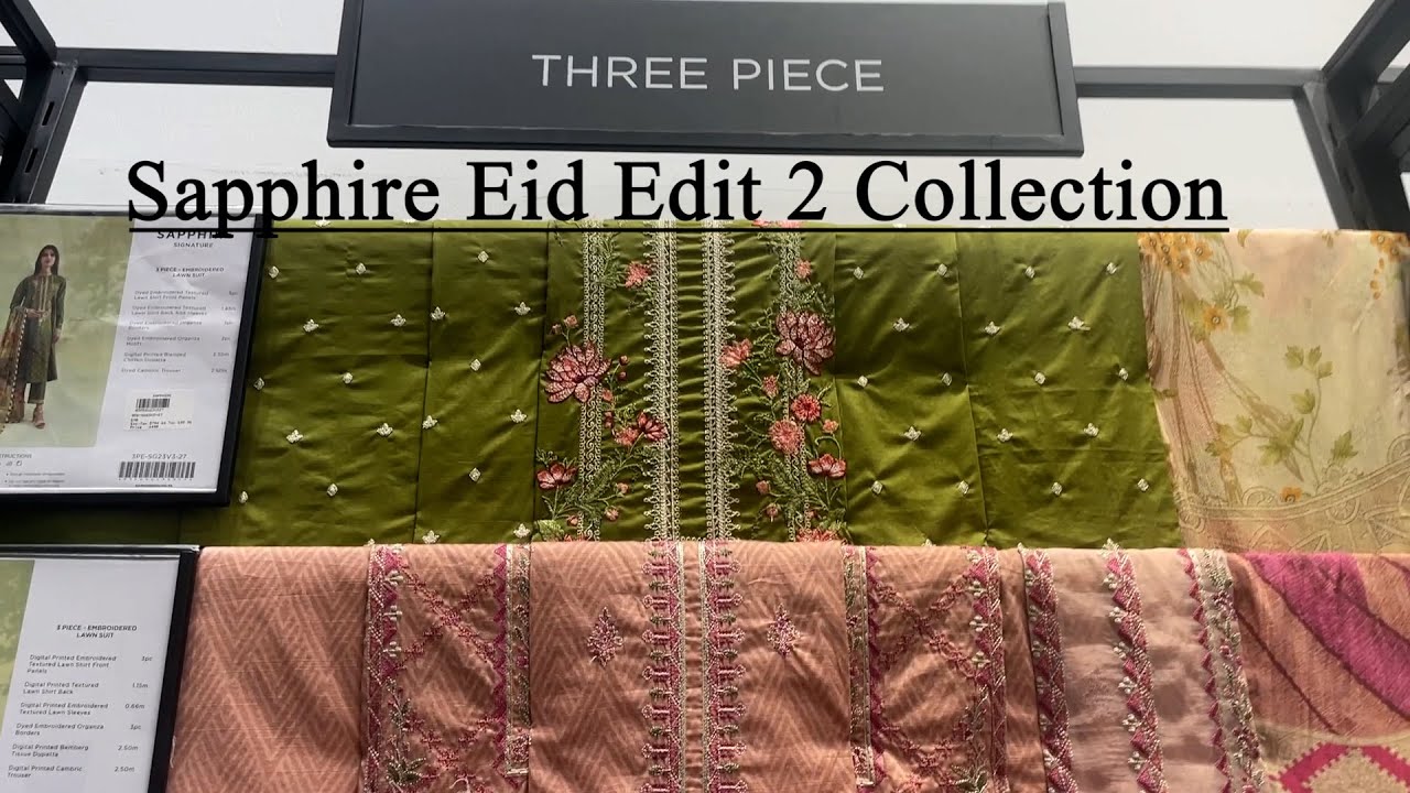 Sapphire Eid Edit 2 Signature & Jacquard Collection | Sapphire Eid Collection | Sapphire Luxury