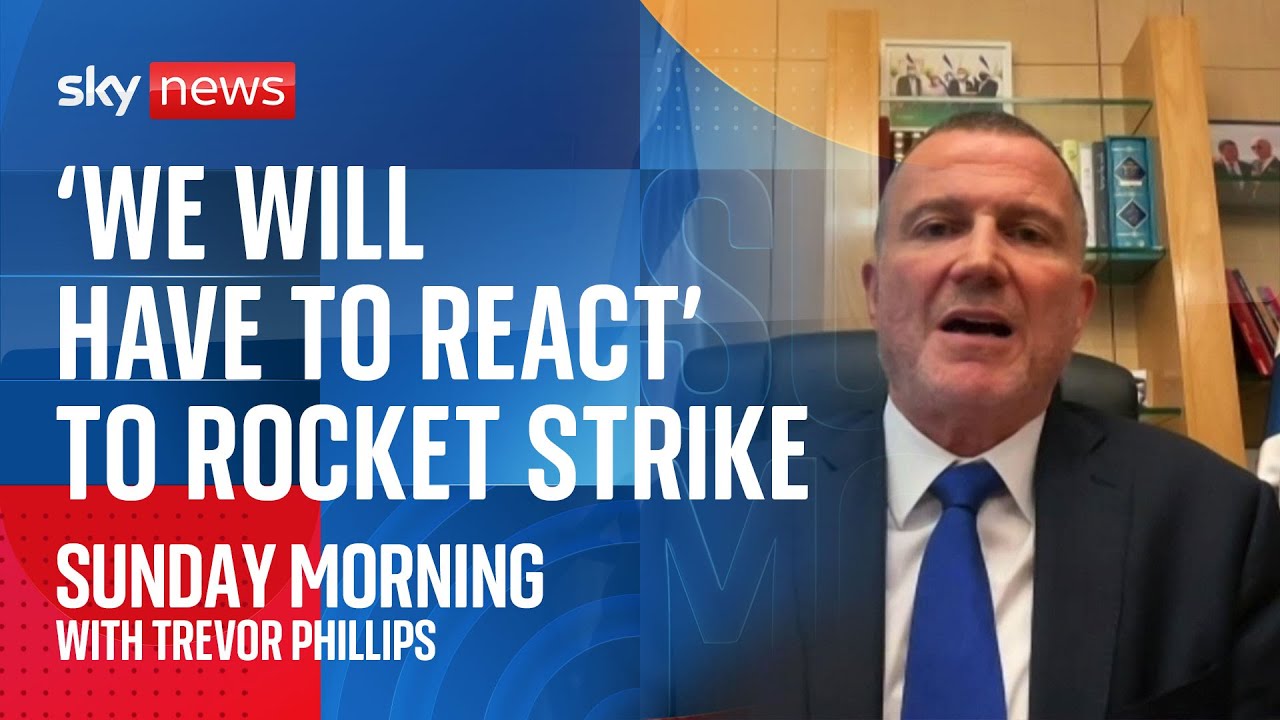 'We will have to react' to rocket strike from Lebanon, says Israeli politician