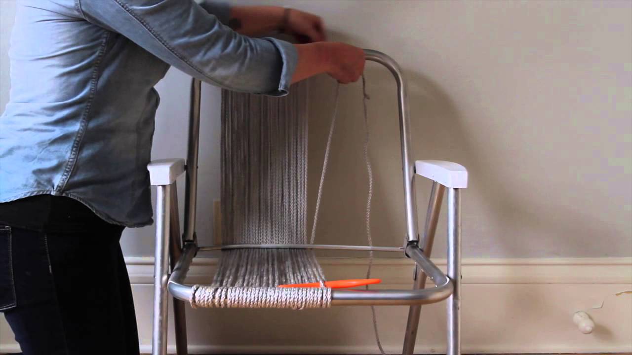 Woven Macramé Chair Tutorial - Part  1