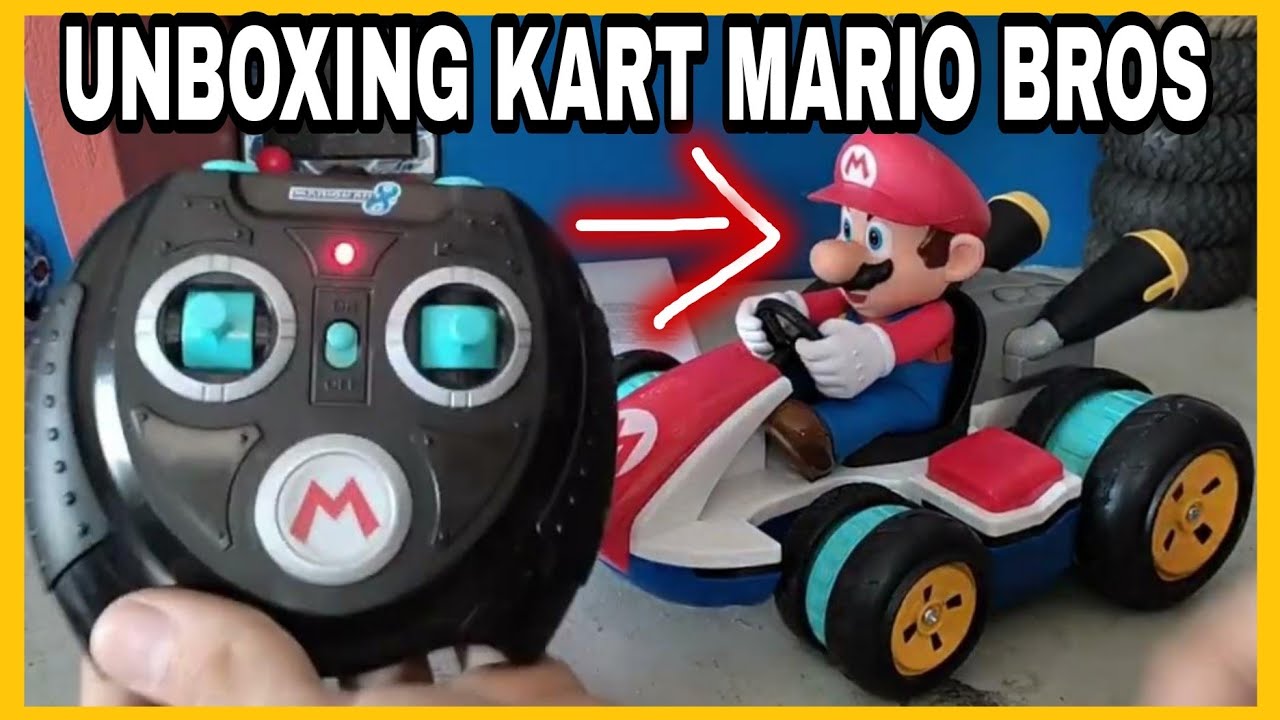 RC KART DE MARIO BROS (MARIO KART 8 DELUXE) DE CONTROL REMOTO UNBOXING Y ANALISIS!