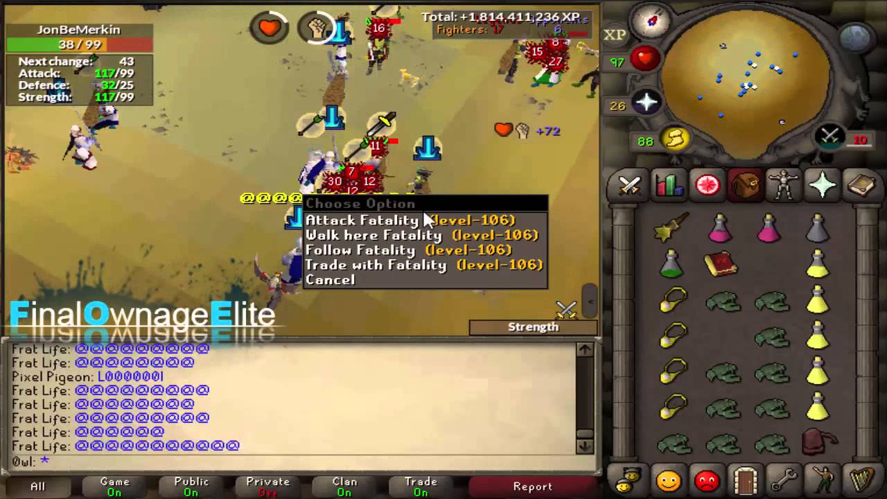 Final Ownage Elite vs Fatality P2P Prep - OldSchool Runescape