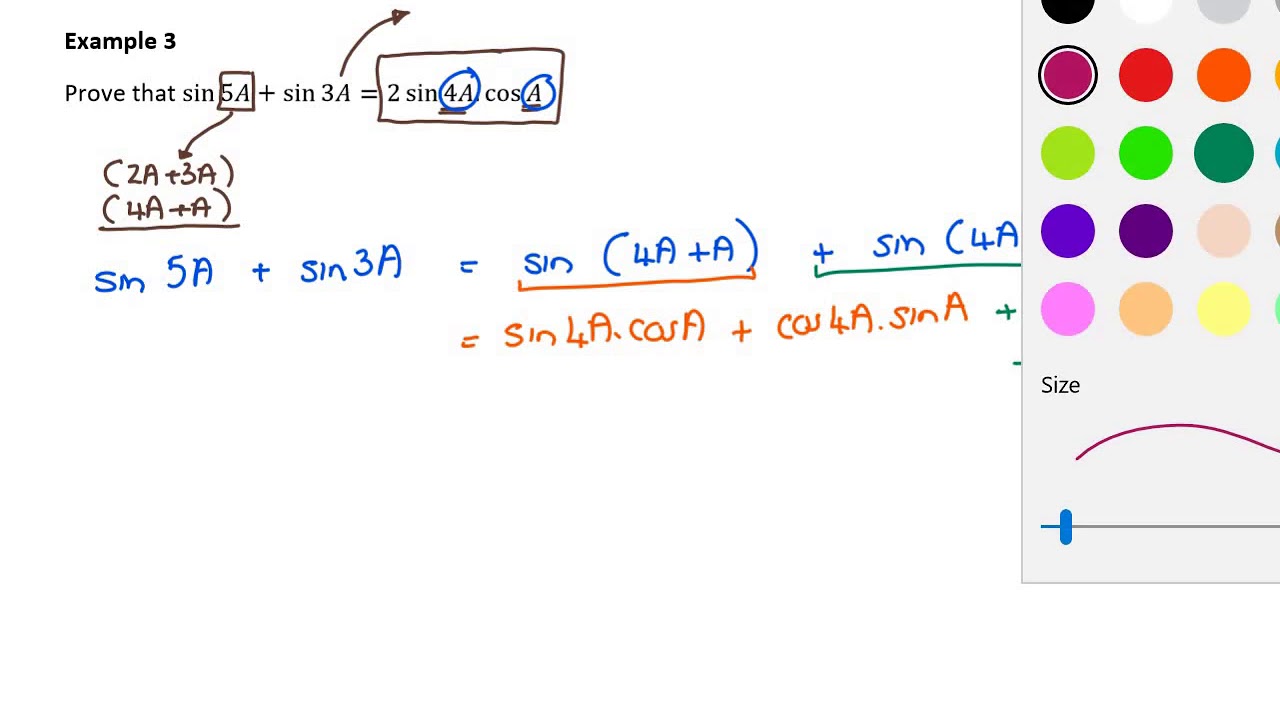Grade 12 Trig  - Topic 2  - Using Compound Angle Identities