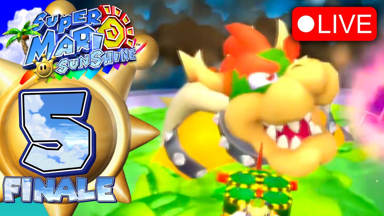 BOSS FINALE: BAGNO CON BOWSER - Super Mario Sunshine - Parte 5 - ITA - LIVE 🔴
