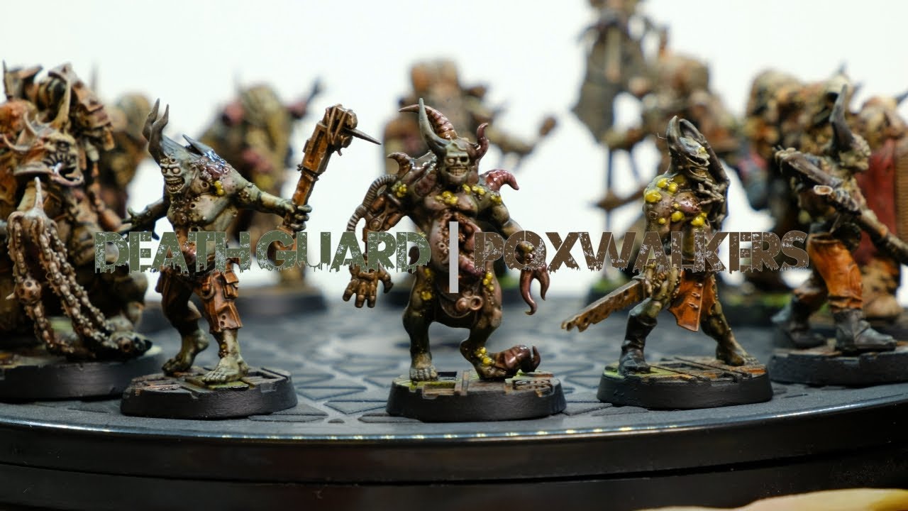 [ENGL] Let's Paint: Poxwalker | Death Guard | Grim Dark | Streaking Grime
