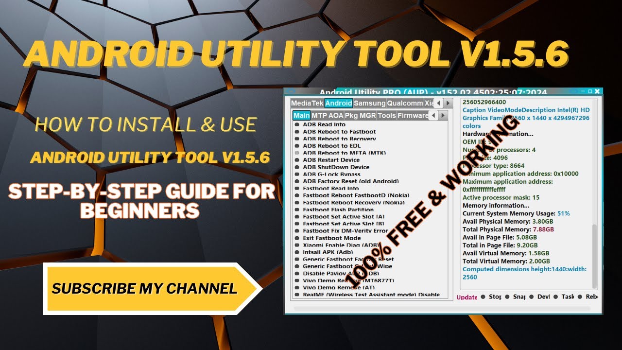How to Install & Use Android Utility Tool V1.5.6 | Step-by-Step Guide for Beginners