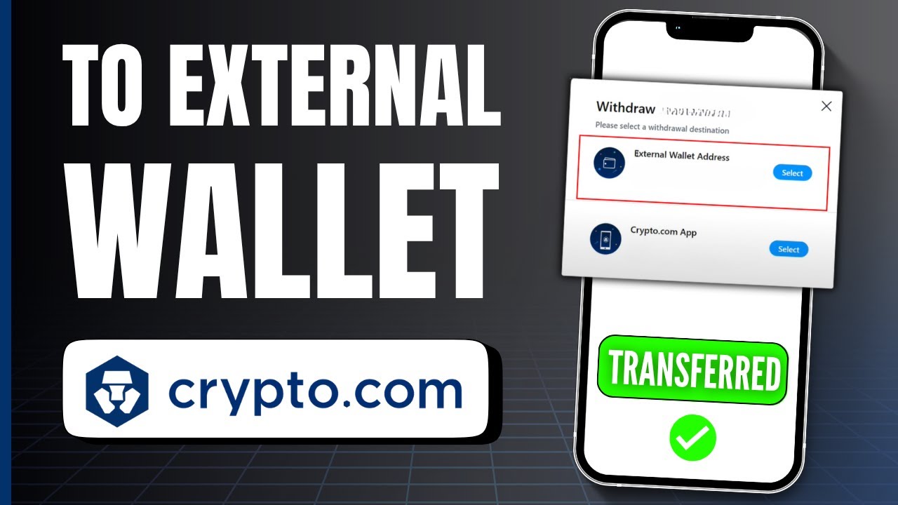 NEW! How to Transfer Crypto to an External Wallet From Crypto.com (2025)