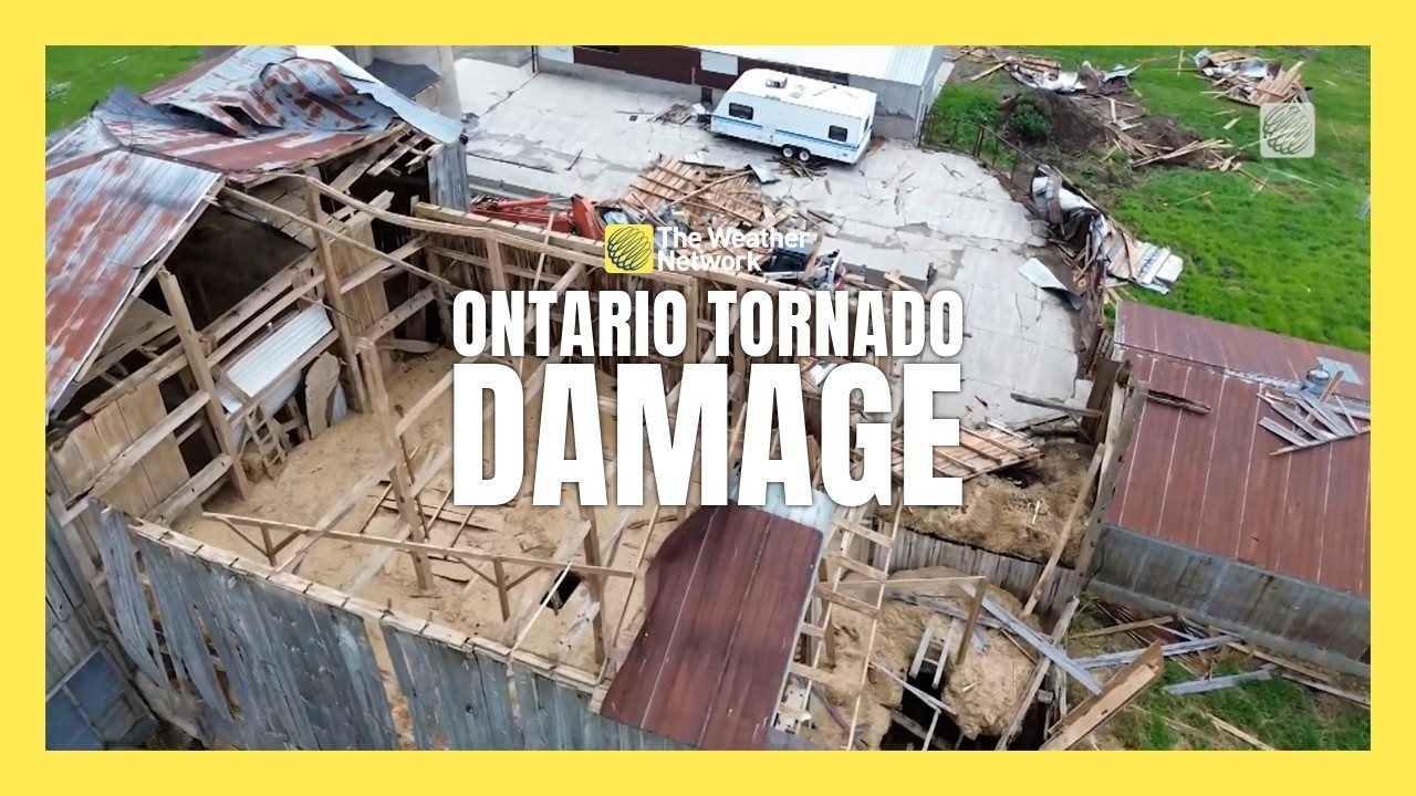Inside the tornado that tore through southwestern Ontario | #tornado