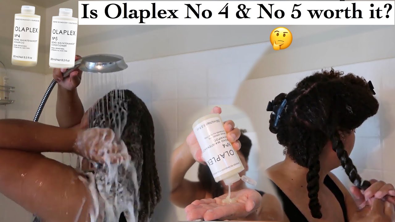 Olaplex No 4 and 5 Review | Wash Day | Natural hair