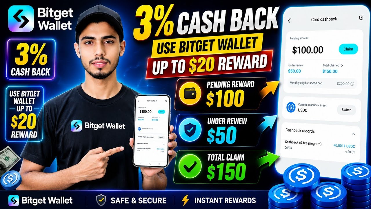 Bitget Wallet FREE Shopping | Get 3% Cashback on Every Purchase (Step-by-Step Guide)