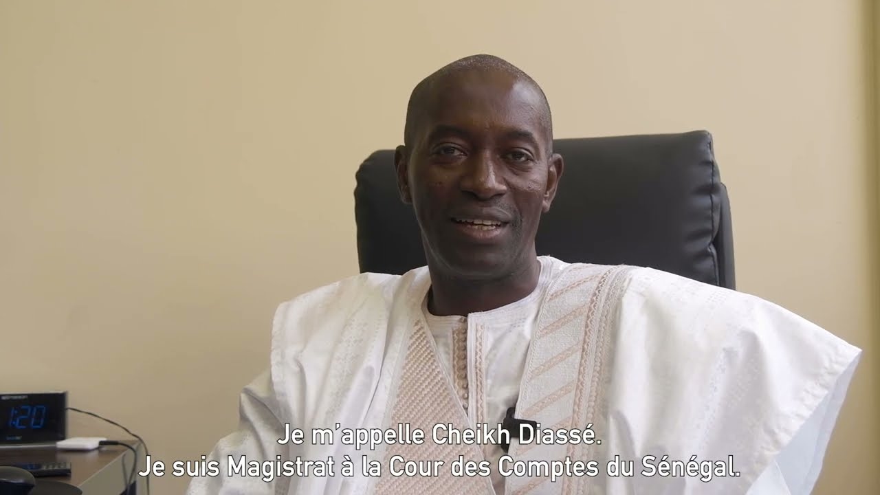 Cheikh Diassé, Magistrat, parle du Jumelage entre les Cours des comptes du Sénégal et de la France