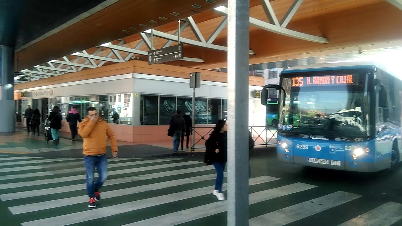 Emt Madrid Plaza de Castilla Diciembre 2017
