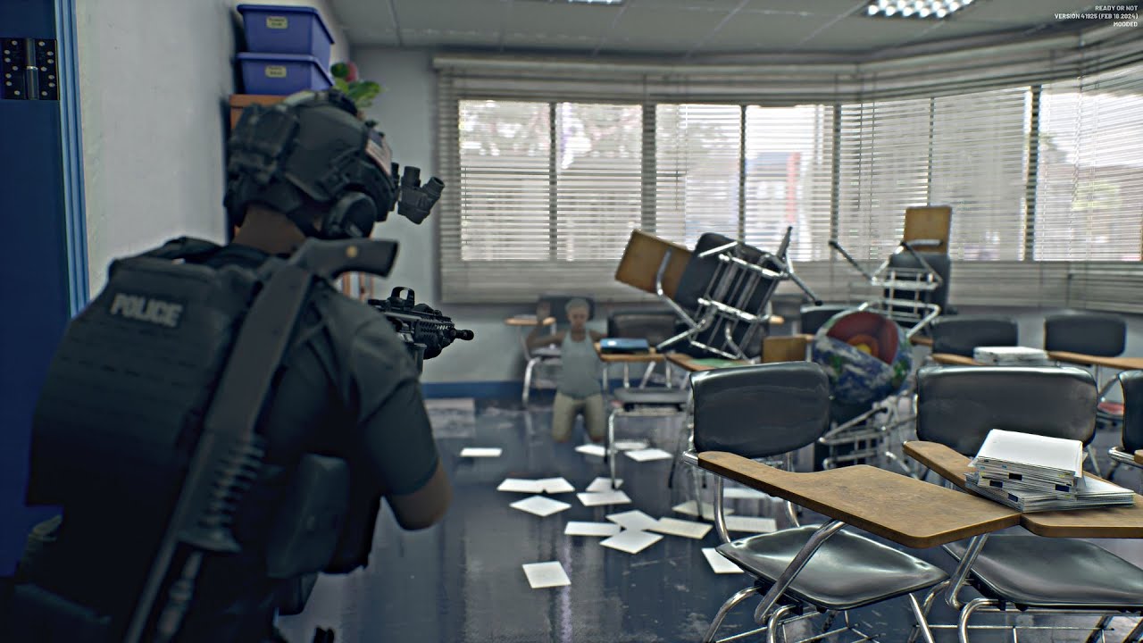 IRONMAN MODE! Elephant School Shooting! - Ready or Not