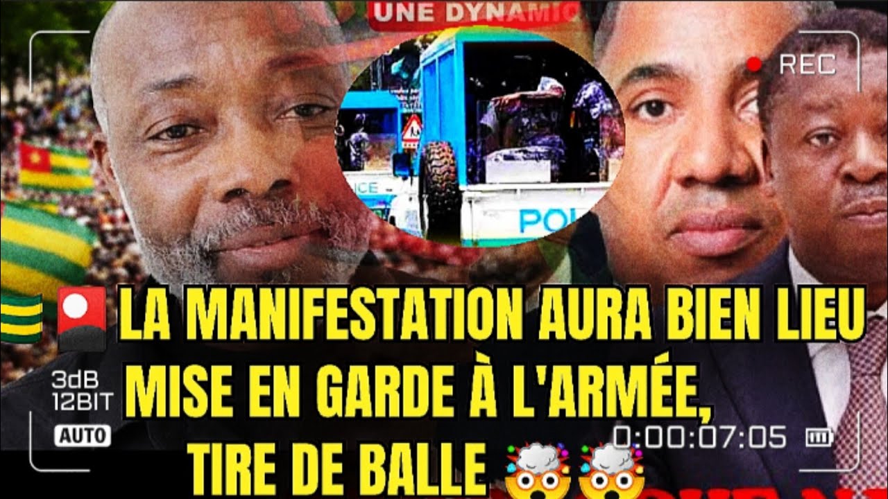 🇹🇬🛑🤯GRAND MOUVEMENT DE MANIFESTATION ANNONCÉE PAR UN ANCIEN DE L'ARMÉE #actutogo #fauregnassingbé 🇹🇬