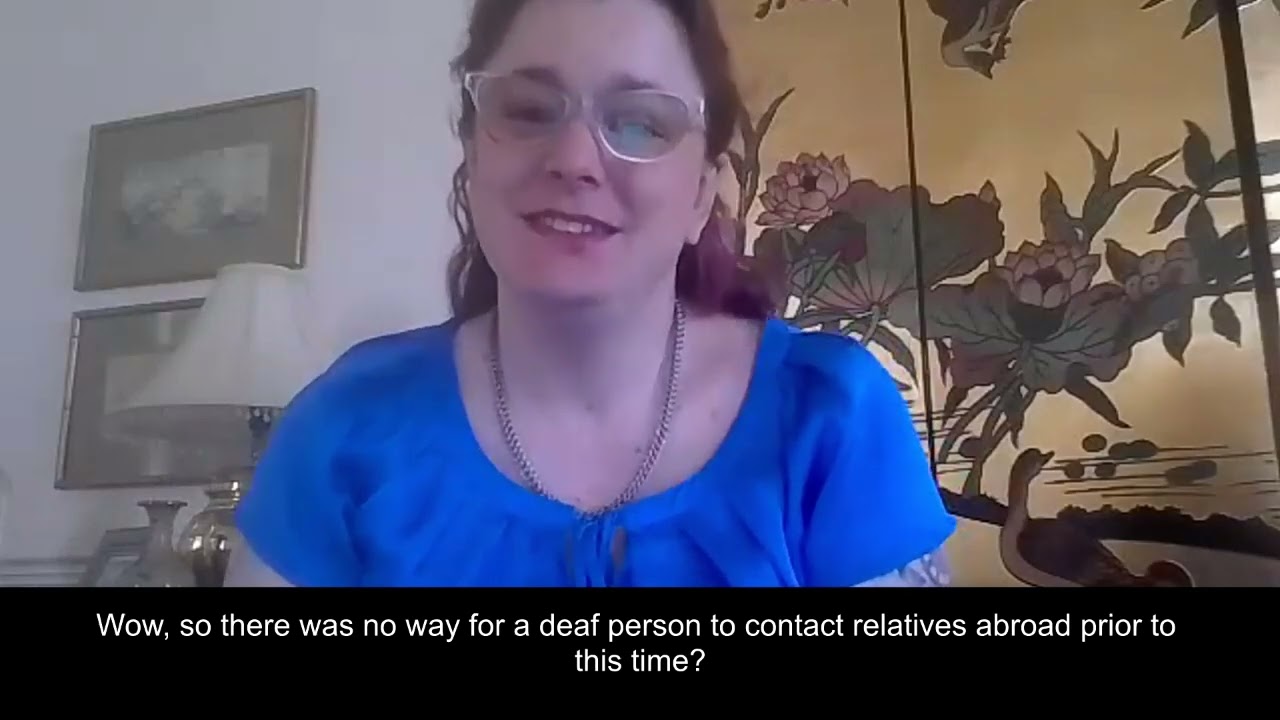 First Transatlantic Satellite Video Telephone Call with Sign Language | Intelsat 60