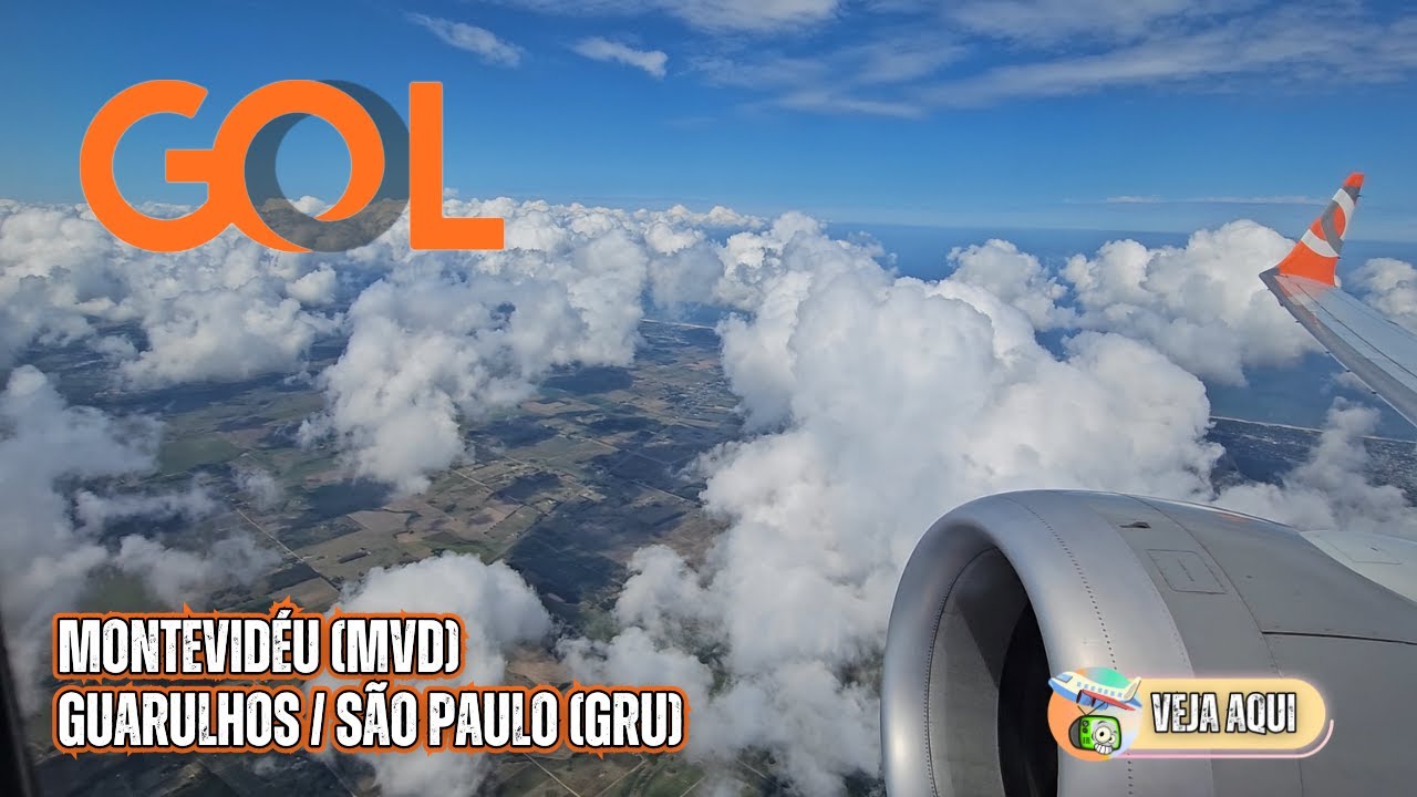 🇺🇾 MONTEVIDÉU (MVD) X 🇧🇷 GUARULHOS / SÃO PAULO (GRU) | Boeing 737-MAX GOL [Trip Report]