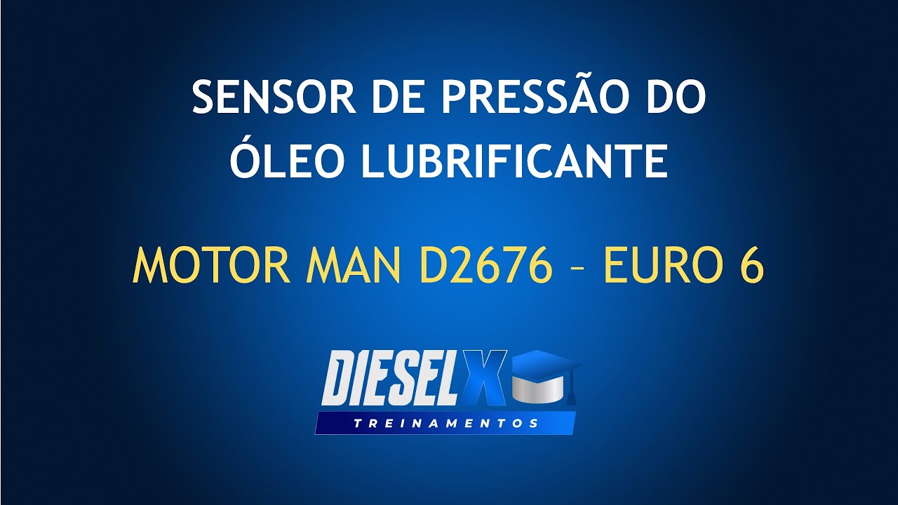 SENSOR DE PRESSÃO DO ÓLEO MOTOR MAN D2676 EURO 6