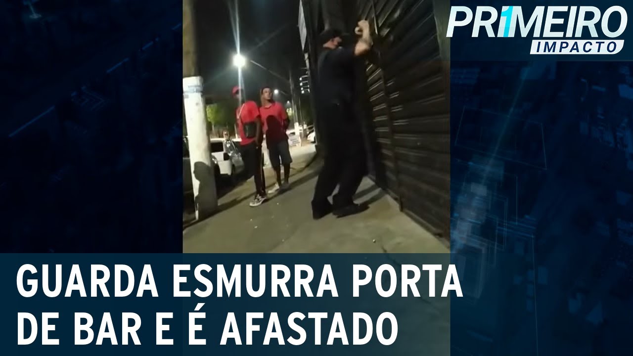 Guarda Civil ameaça donos de bar e é afastado do trabalho | Primeiro Impacto (30/11/20)