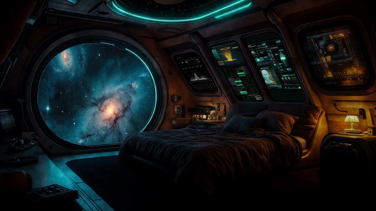🌌 The Galaxy Watches While Everything Goes Quiet | Deep Space Sci-Fi Ambience (No Ads)
