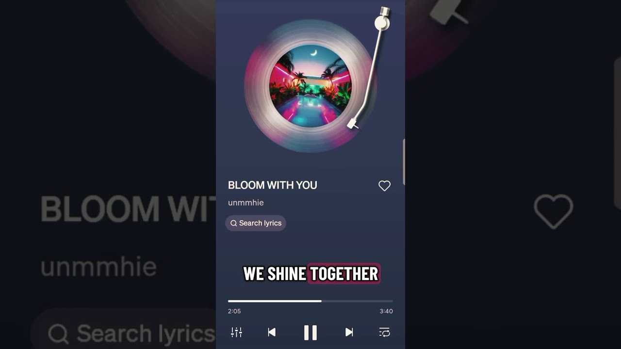 BLOOM WITH YOU ✨🎶🎧🎵