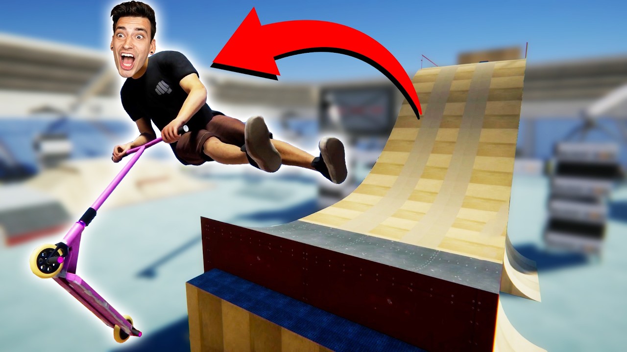 SCOOTERING A FAMOUS SKATE 3 MAP! (Scoot X)