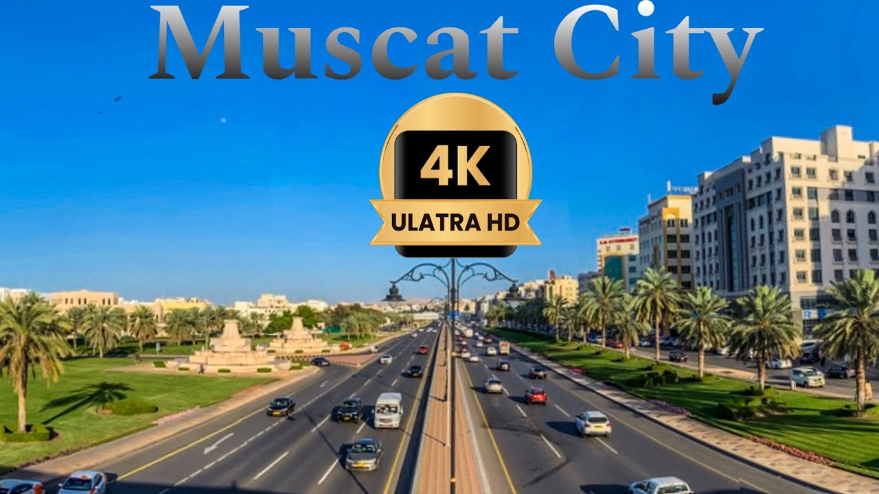 Beautiful Muscat City || 4K Ultra HD Video || Oman 😊