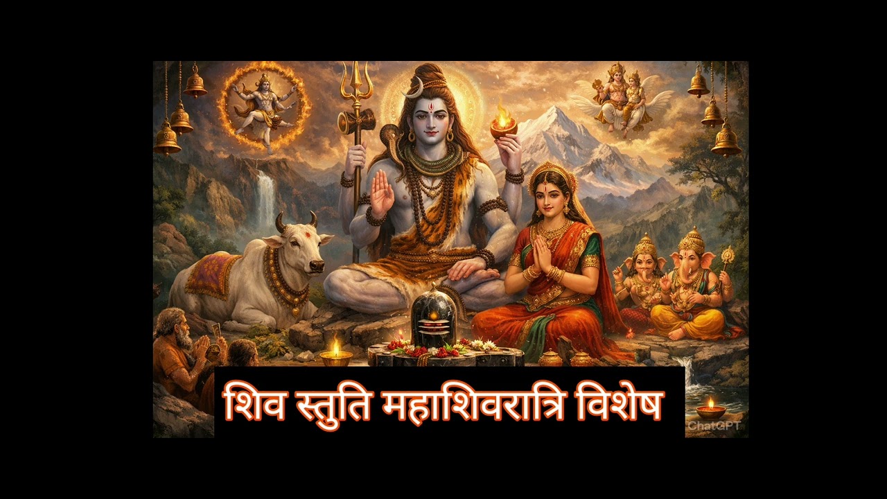 शिव स्तुति ll महाशिवरात्रि पर शिवजी के नए भजन ll महाशिवरात्रि विशेष ll ॐ नमः शिवाय 