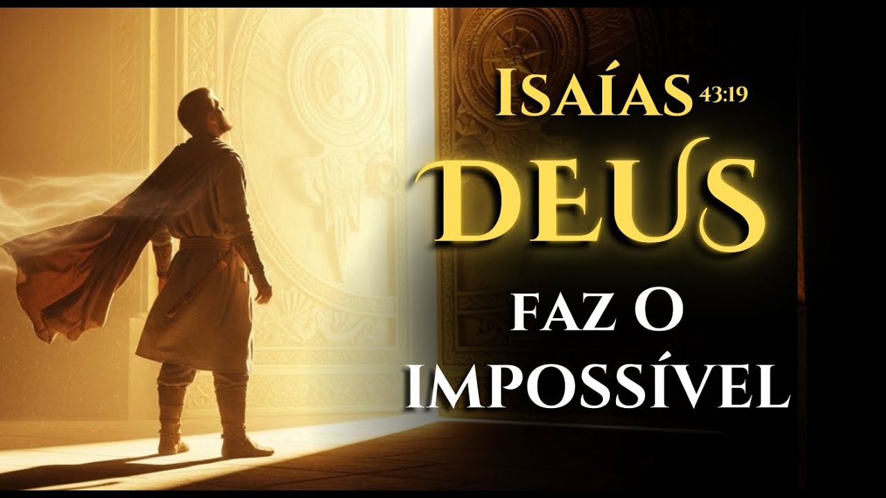 ISAÍAS 43:19 – Mesmo que TUDO pareça perdido, DEUS TEM a RESPOSTA que vai te levar à VITÓRIA