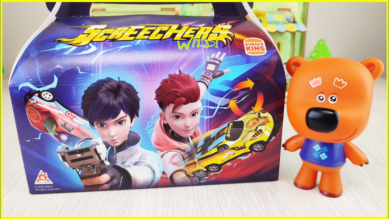 Трюковые машинки - Дикие Скричеры! Кеша открыл Screechers Бокс. Мультики с игрушками для детей