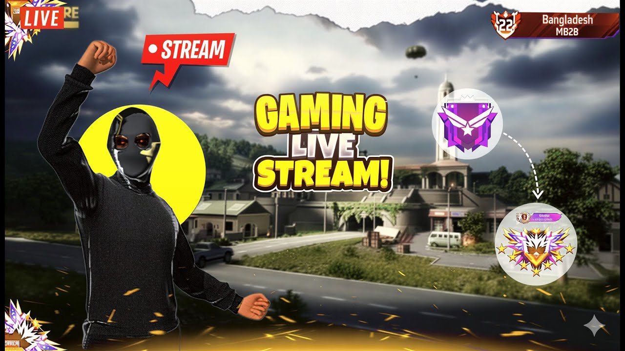FREE FIRE LIVE 🔴 CS RANK PUSH ✅ YOUTUBER LOBBY [BD SERVER]