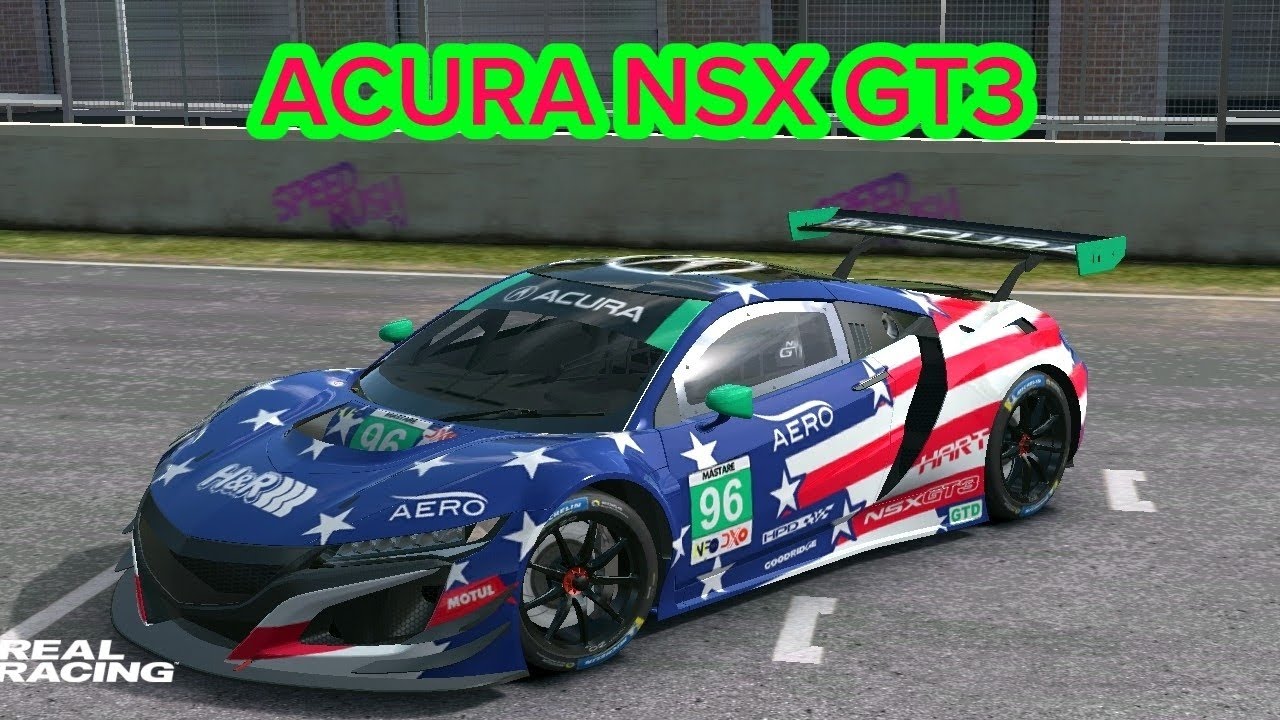 REAL RACING. ACURA NSX GT3, ACCELERASINYA CUKUP MENGAGETKAN