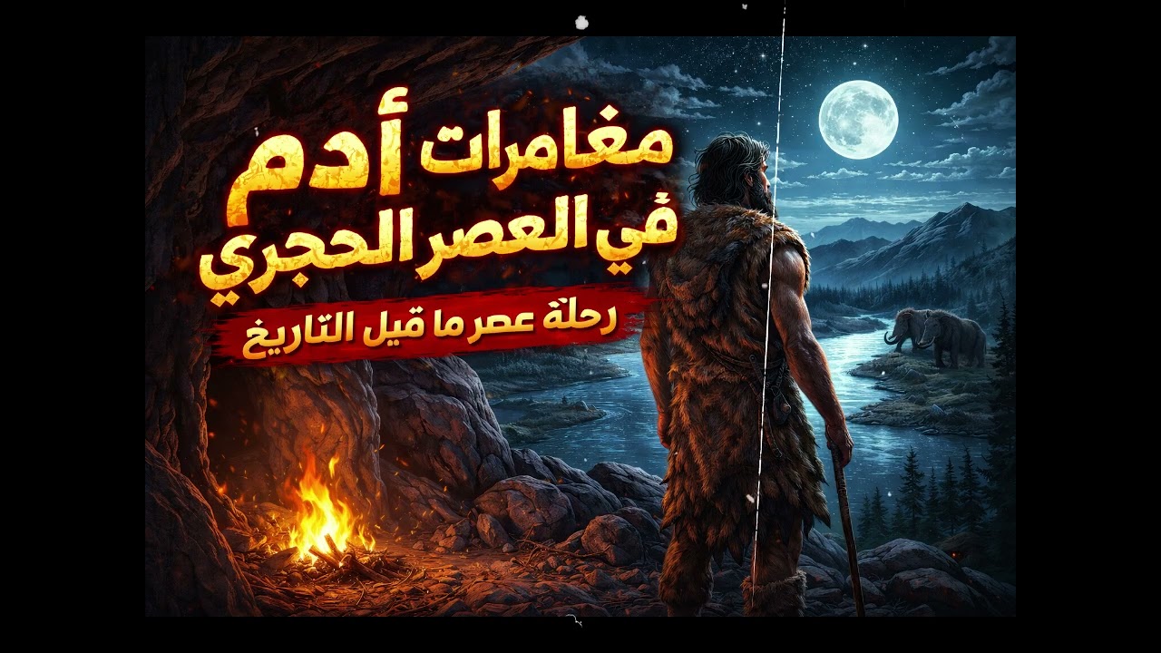 آدم.. رجل العصر الحجري | قصة نوم هادئة