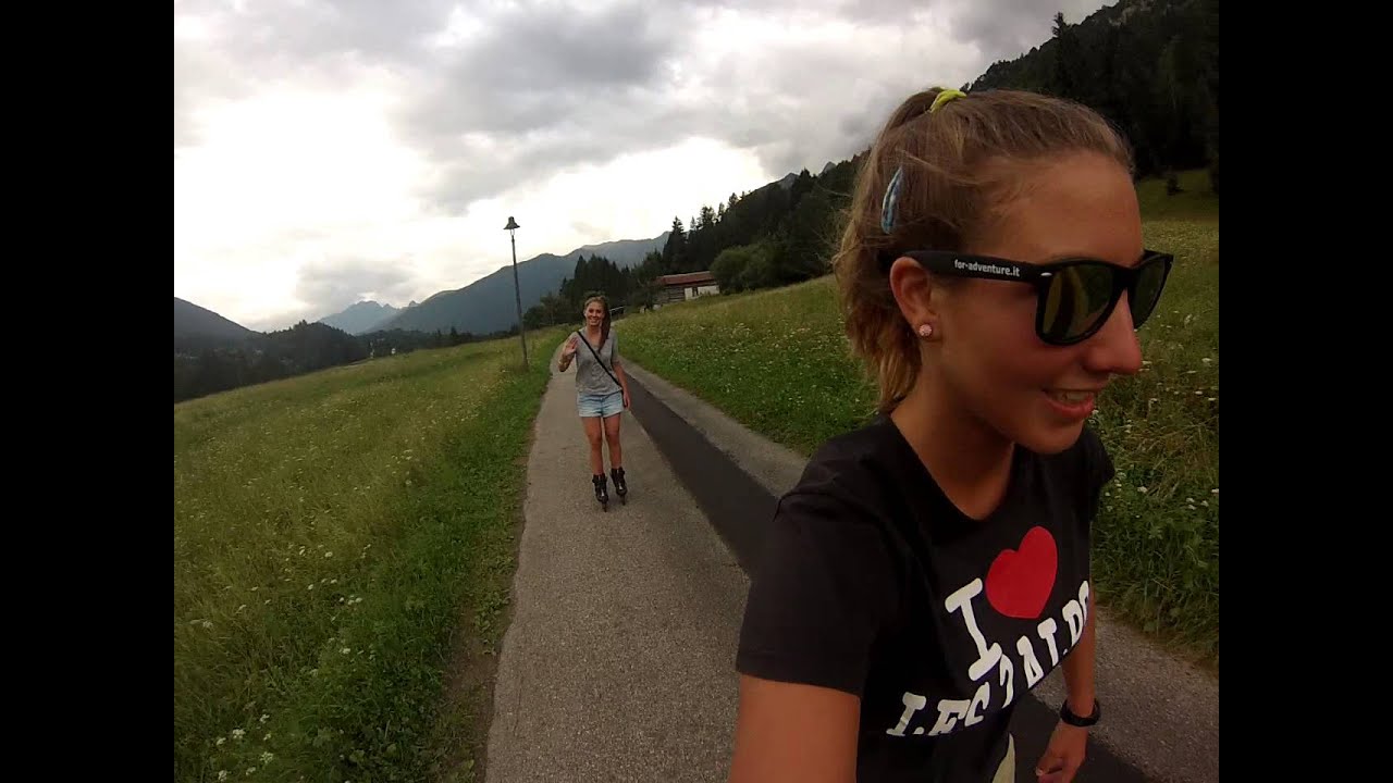 ROLLERBLADING in Forni Di Sopra (Dolomiti) GoPro HERO3