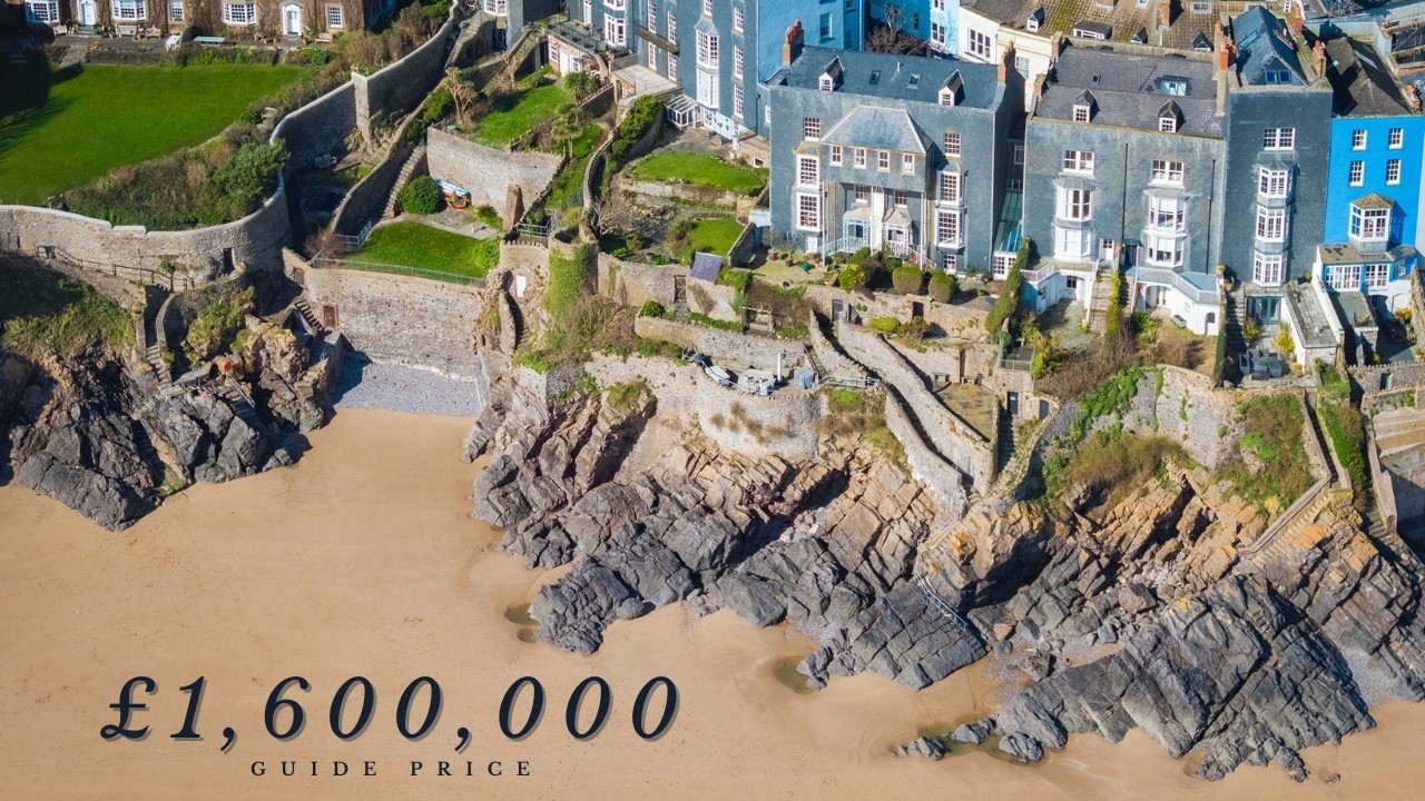 One of the finest properties in Tenby, with direct private beach access.