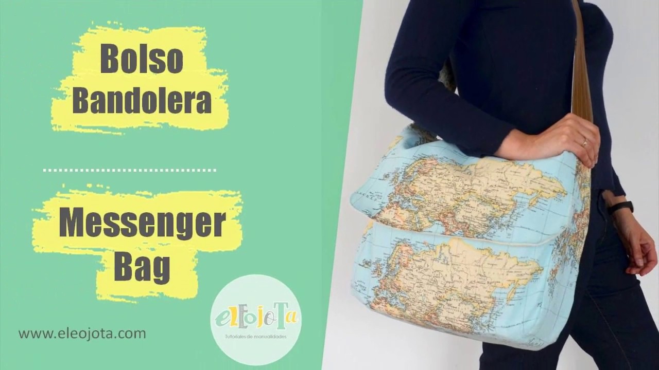 Curso online de bolsos: 3. Bolso bandolera | ELEOJOTA00 | TUTORIAL COSTURA