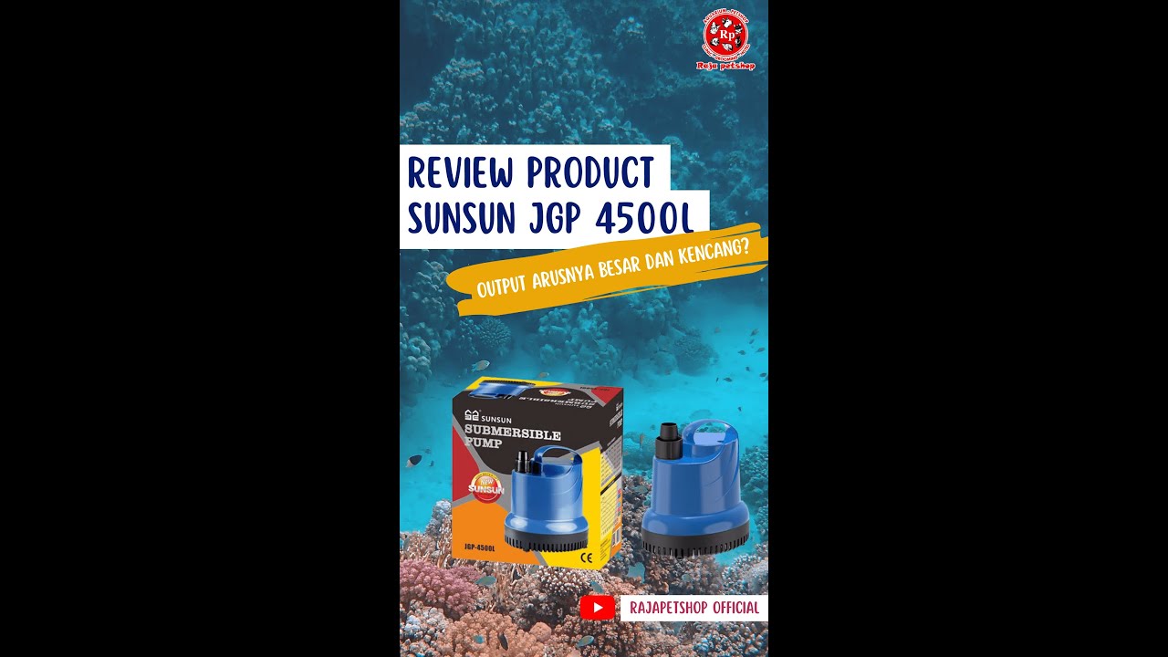 REVIEW PRODUCT SUNSUN JGP-4500L ✨
