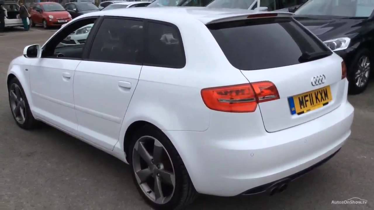 AUDI A3 SPORTBACK TDI QUATTRO S LINE SPECIAL EDITION WHITE 2011