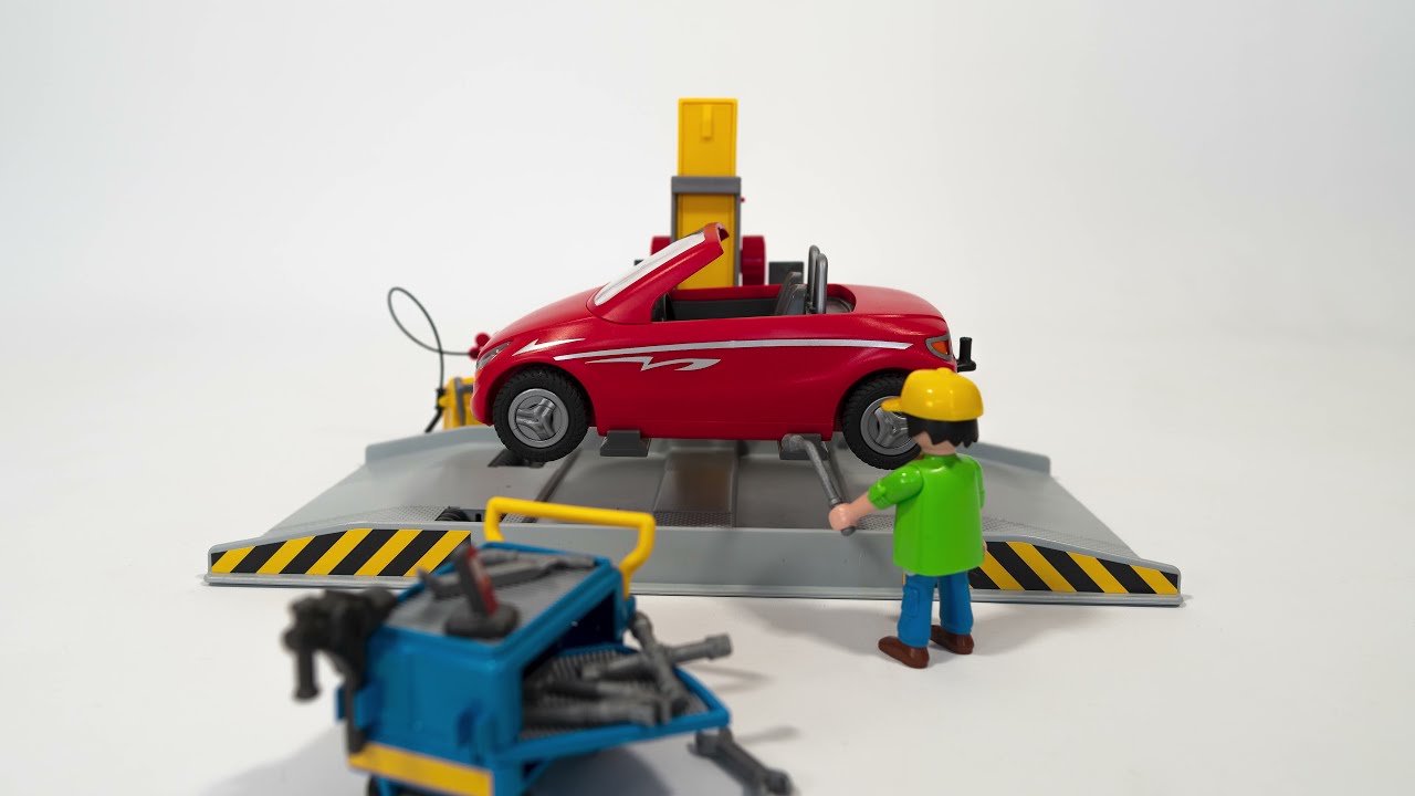 Playmobil City Life Eine Fahrt in die Autowerkstatt 70202 🚗🔧🏬 Aufbau Workshop build unboxing