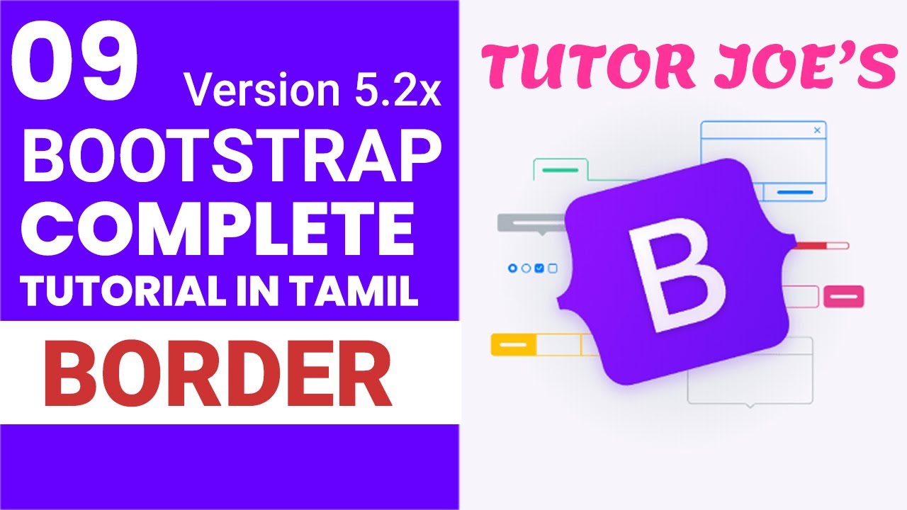 Border in Bootstrap 5 | Tutor Joe's | Tamil