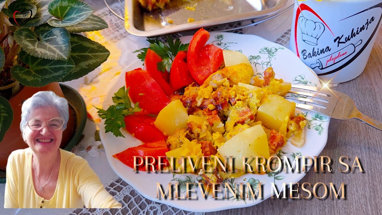 SAVRŠENSTVO✨ - PRELIVENI KROMPIR SA MLEVENIM MESOM💯
