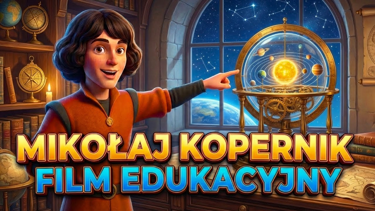 Mikołaj Kopernik &ndash; Człowiek, kt&oacute;ry ruszył Ziemię! Film Edukacyjny 🌎