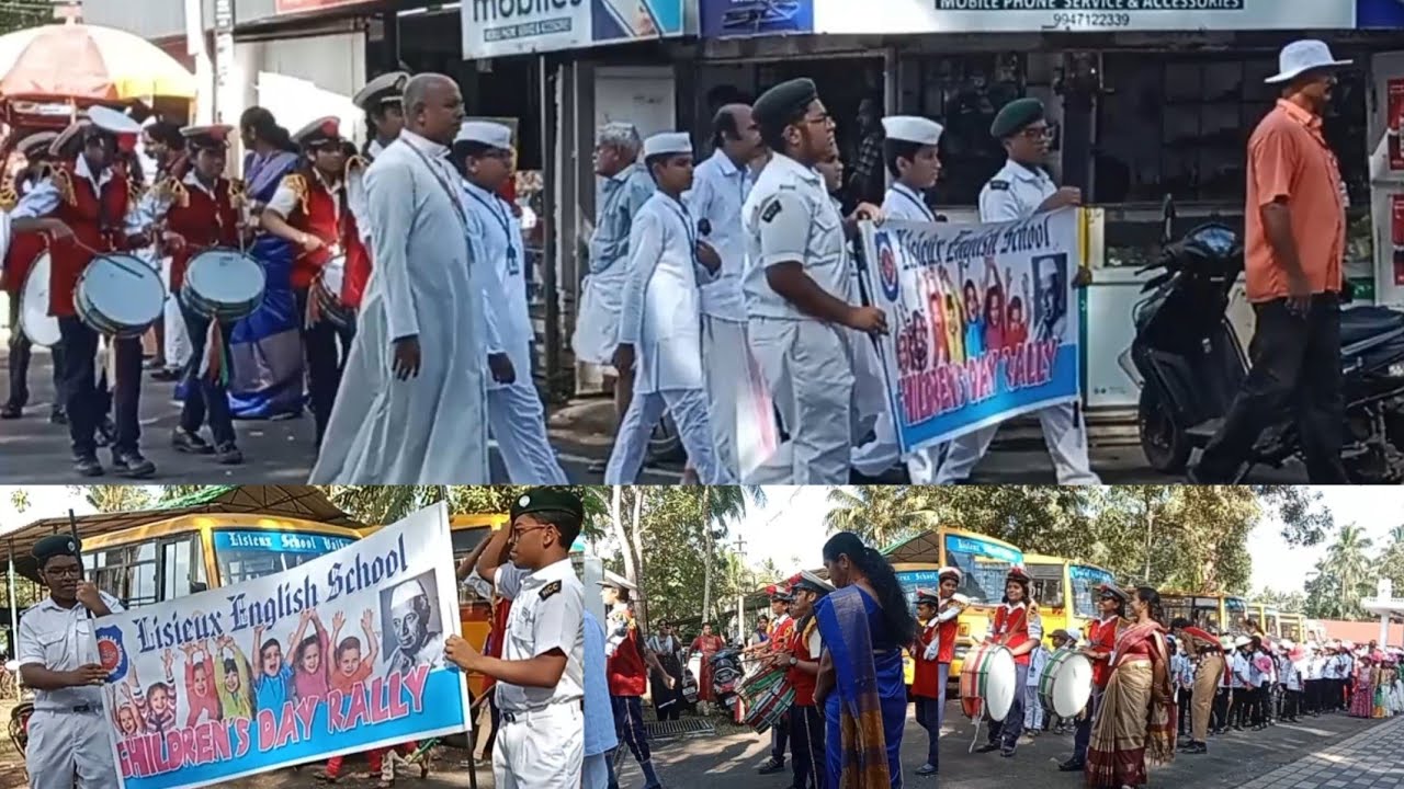 Lisieux English School Vaikom children's Day Rally.വൈക്കത്ത് നടന്ന ശിശുദിന റാലി 2022. ശിശുദിന ആഘോഷം