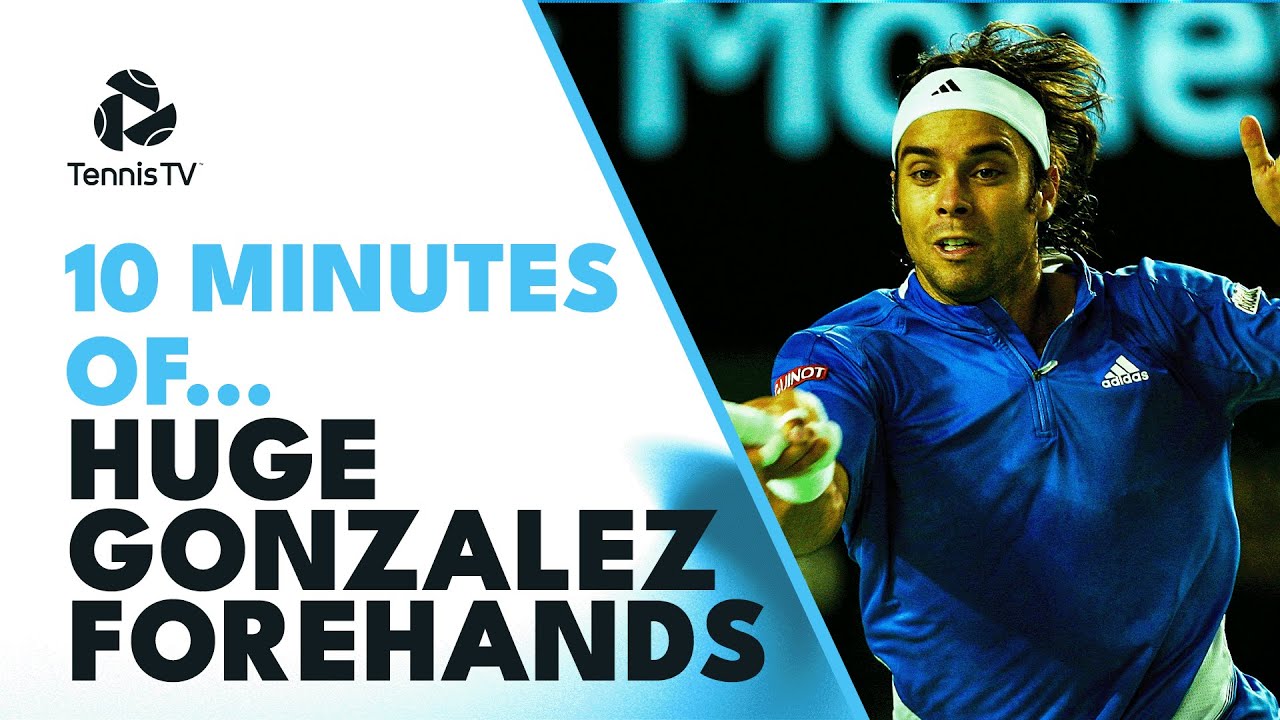 10 Minutes Of HUGE Fernando Gonzalez Forehands 💪